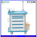 China fabricante de suministros Tratamiento de ABS de hospital Trolley